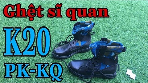 Ghệt dã chiến sĩ quan nam | PHÒNG KHÔNG - KHÔNG QUÂN | K20