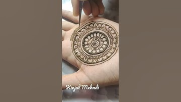 Beautiful Mandala Design|| Mandala Art|| Kinjal Mehndi
