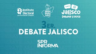 Tercer debate público entre candidaturas a la gubernatura de Jalisco
