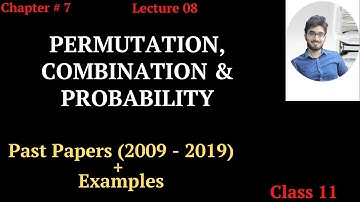First Year Mathematics || Past Papers + Examples || Lecture 08 || Chapter # 7 || Saad Latif