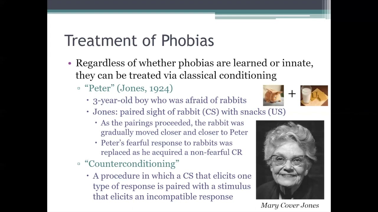 PSYC 370 Video Lecture Classical Conditioning The Treatment Of PSYC 370 Video Lecture Classical Conditioning The Treatment Of