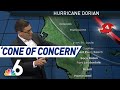The Moment NBC 6 Meteorologist Saw South Florida Out of Hurricane Dorian 'Cone' | NBC 6