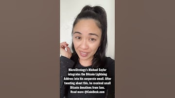 Bitcoin Lightning Address #lightningnetwork  #michaelsaylor  #microstrategy #bitcoin #layer2 #crypto