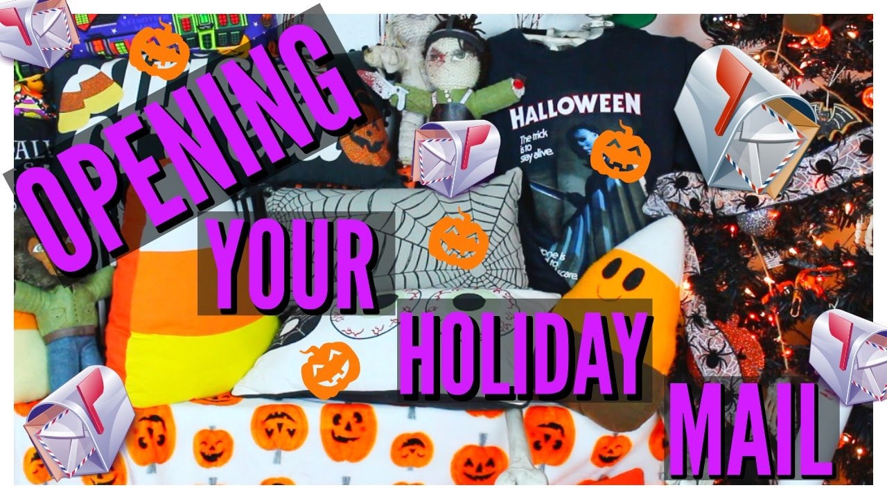 OPENING YOUR HOLIDAY MAIL!!!//HALLOWEEN HAPPY
