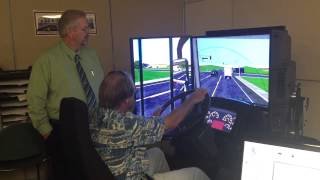 Details Photographer Will Lester tries Omnitrans coach simulator News