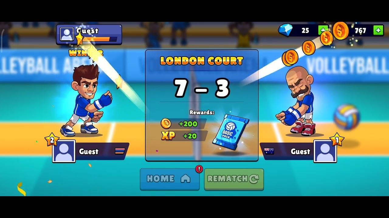 Volleyball Arena Mobile Game Playing First Time YouTube