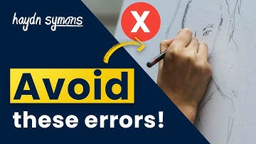 5 Beginner Drawing Mistakes & How To Solve Them!