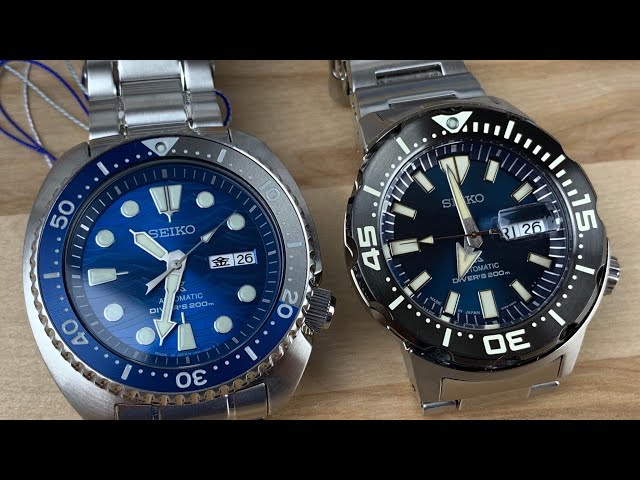 New Seiko turtle and monster (sbdy031, sbdy033) - YouTube