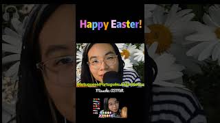 ASMR HAPPY EASTER IN DIFFERENT LANGUAGES (Whispering) 🐥🐰 #Shorts