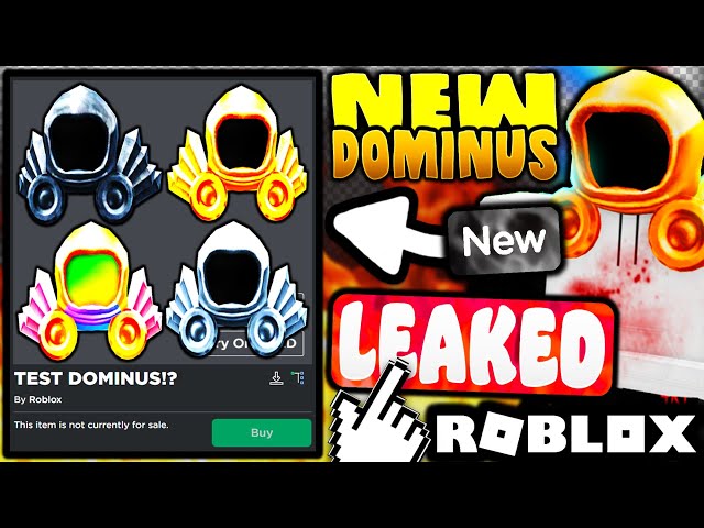 WaffleTrades on X: ROBLOX HAS UPLOADED 2 NEW DOMINUS OMG     / X