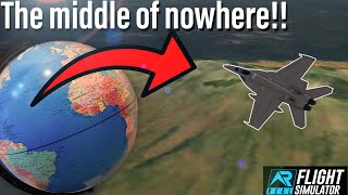 Spinning a globe and flying WHEREVER it lands in RFS