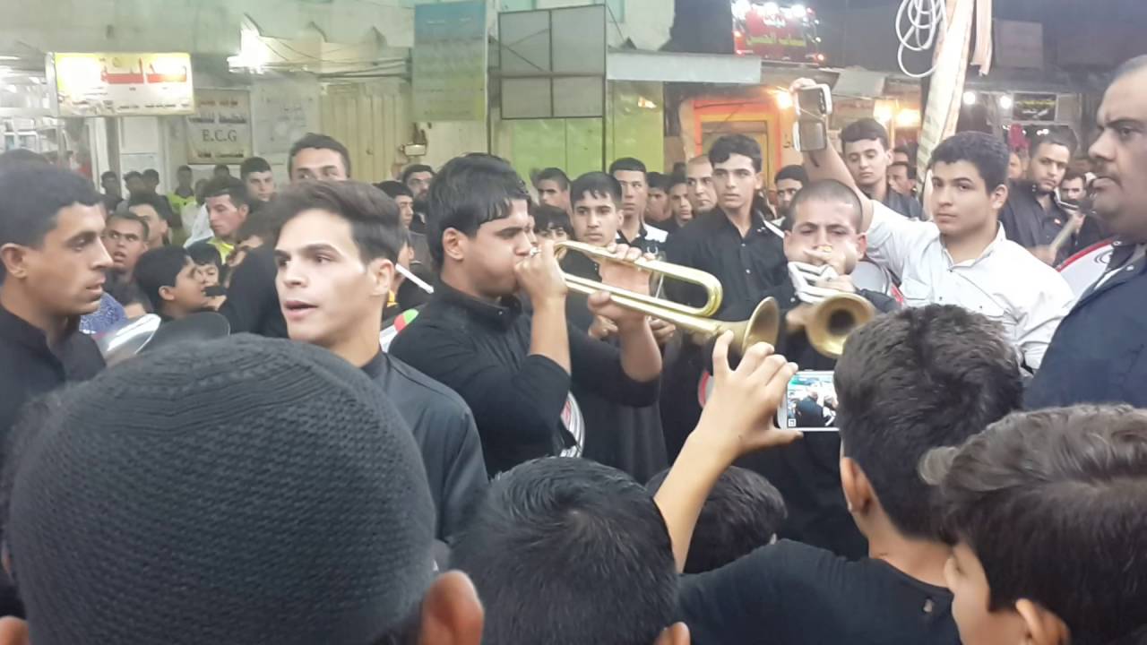 موكب الإمام علي الهادي أهالي المشخاب يستقبلون موكب الدمامات والنقاره لستقبال شهر الحزن والمصاب