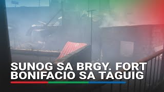 Sunog sa Brgy. Fort Bonifacio sa Taguig | ABSCBN News