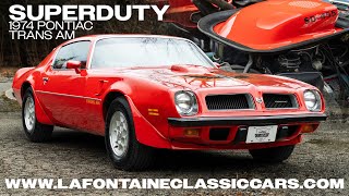 1974 Pontiac Trans Am Super Duty 455