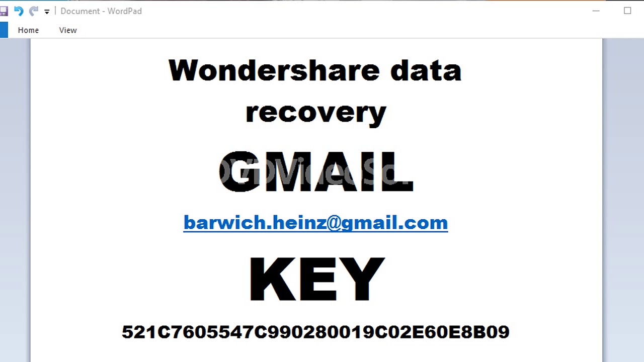 wondershare recoverit email and registration code