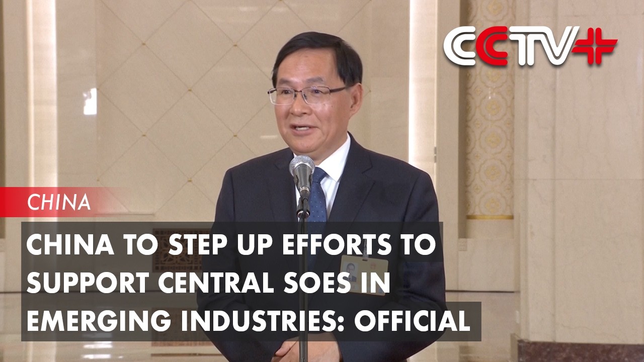 China to Step up Efforts to Support Central SOEs in Emerging Industries: Official