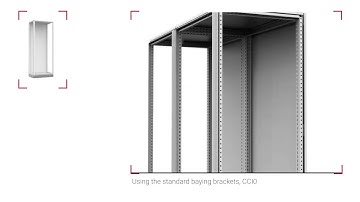Floor standing combinable enclosure, IP66 rating