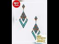 Stone Pave Iconic Geo Western Earrings