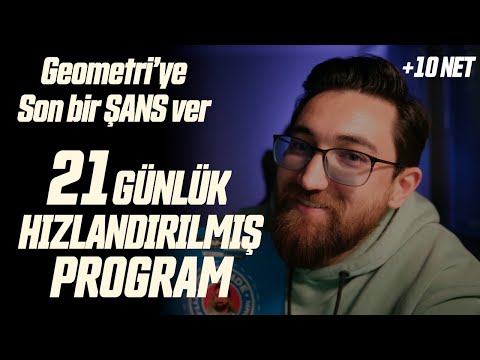 Geometri'ye Son Bir Şans Ver!  | 21 Günlük Geometri Hızlandırılmış Program | 60 Günde Geometri Kampı