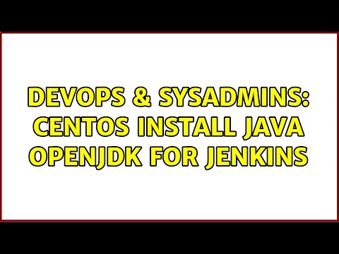 DevOps & SysAdmins: centos install java openjdk for jenkins