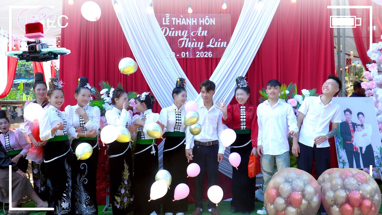 MỘT BUỔI TIỆC TUYỆT VỜI TẠI LỄ THÀNH HÔN ( DŨNG AN & THÚY LÚN ) BẢN NONG Ỏ - MUỔI NỌI.