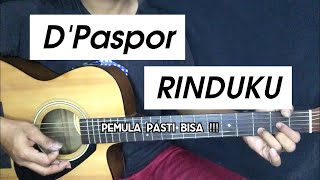 Tutorial Gitar Rinduku - D'Paspor Band Chord Gampang