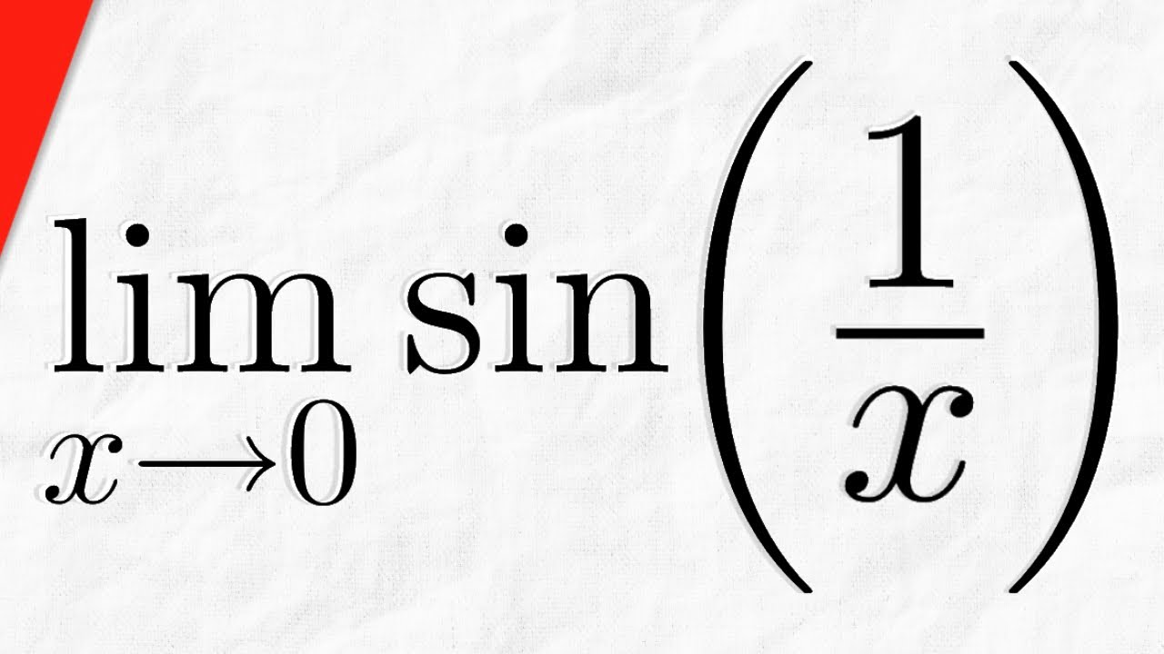 Limit of sin(1/x) as x approaches 0 Does Not Exist | Calculus 1 Exercises - youtube