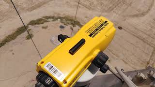 Dumpy level setting with Tower using sag