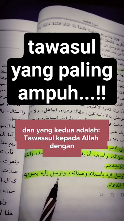 tawasul paling ampuh
