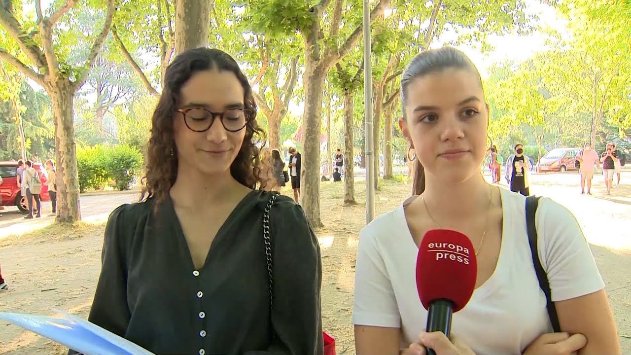 Así afrontan los estudiantes madrileños los primeros exámenes de la Evau