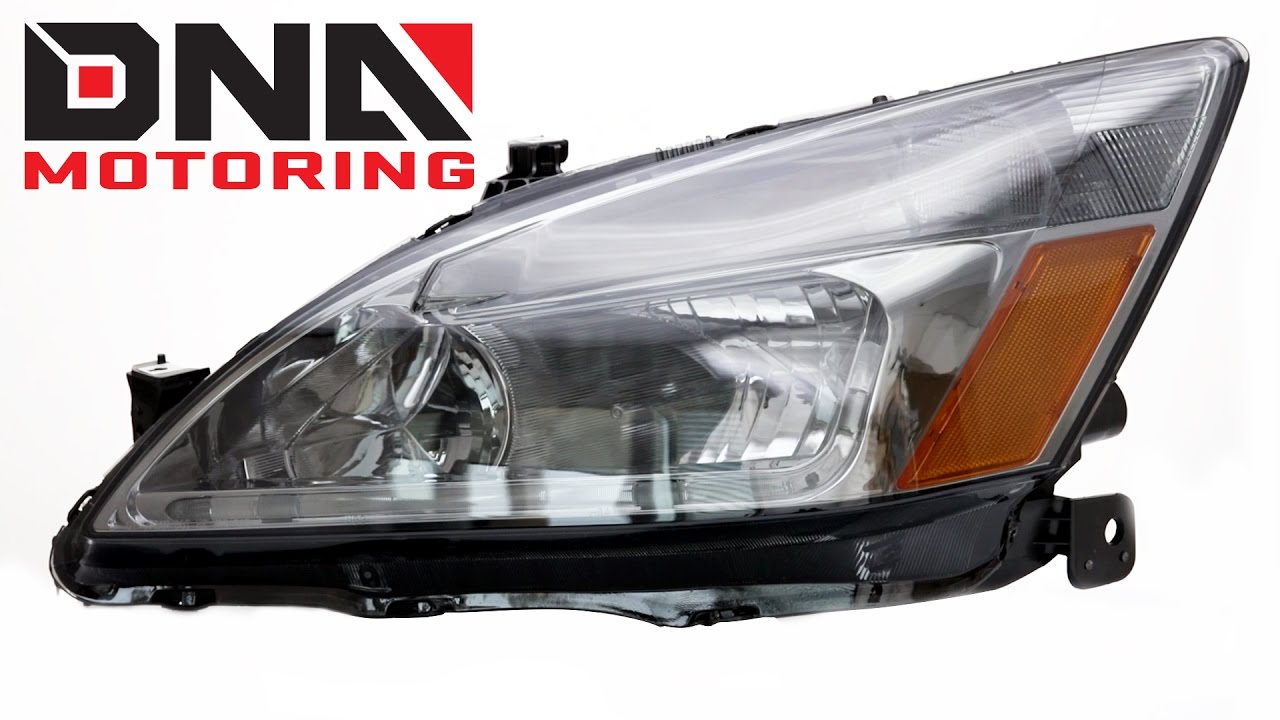 Dna Motoring 03 05 Honda Accord Led Smoke Housing Amber Corner Dna Motoring 03 05 Honda Accord Led Smoke Housing Amber Corner Headlights
