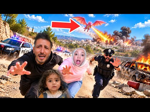 The Pink Dragon attacked Shfa and Ayman YouTuber's family in real life! See what Mimi did and wha...