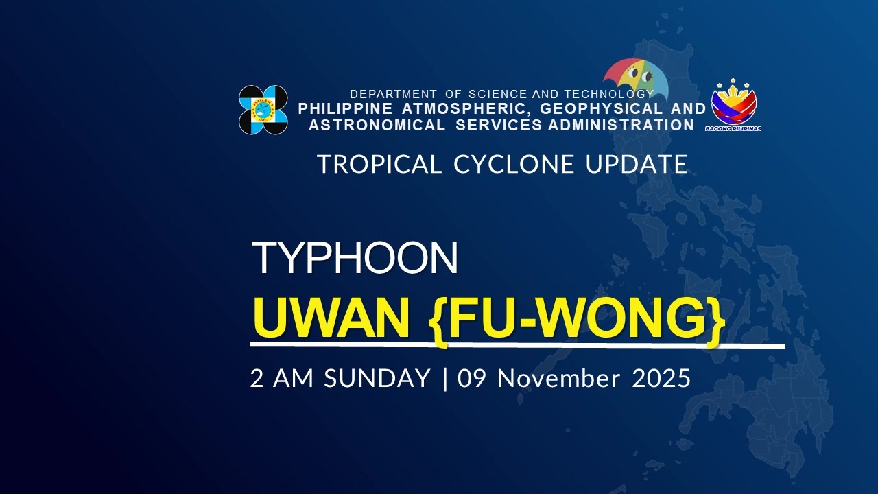 Press Briefing via Zoom: Typhoon UWAN {FUNG-WONG} at 2 AM | November 09, 2025 - Sunday