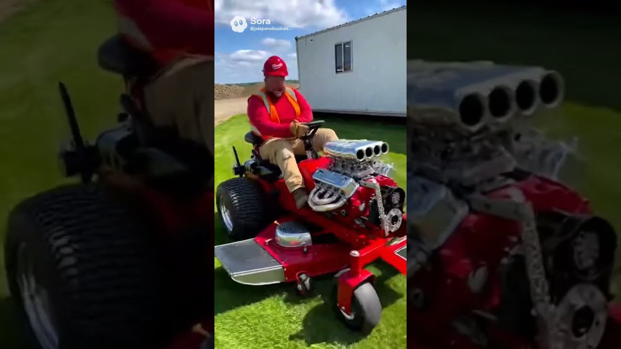 Milwaukee style lawnmower | Tools for Fools 🧰 not Milwaukee Tools AI parody. 