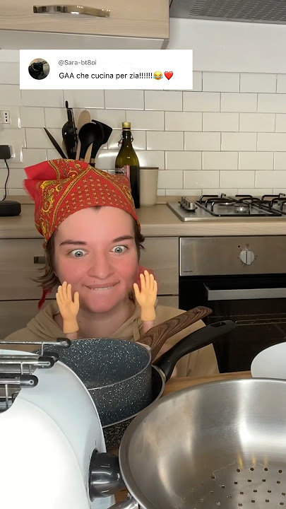 GAA CHEF👩‍🍳 #zia #gaa #comedy #nipote #chef #cooking #cucina #play #gioco