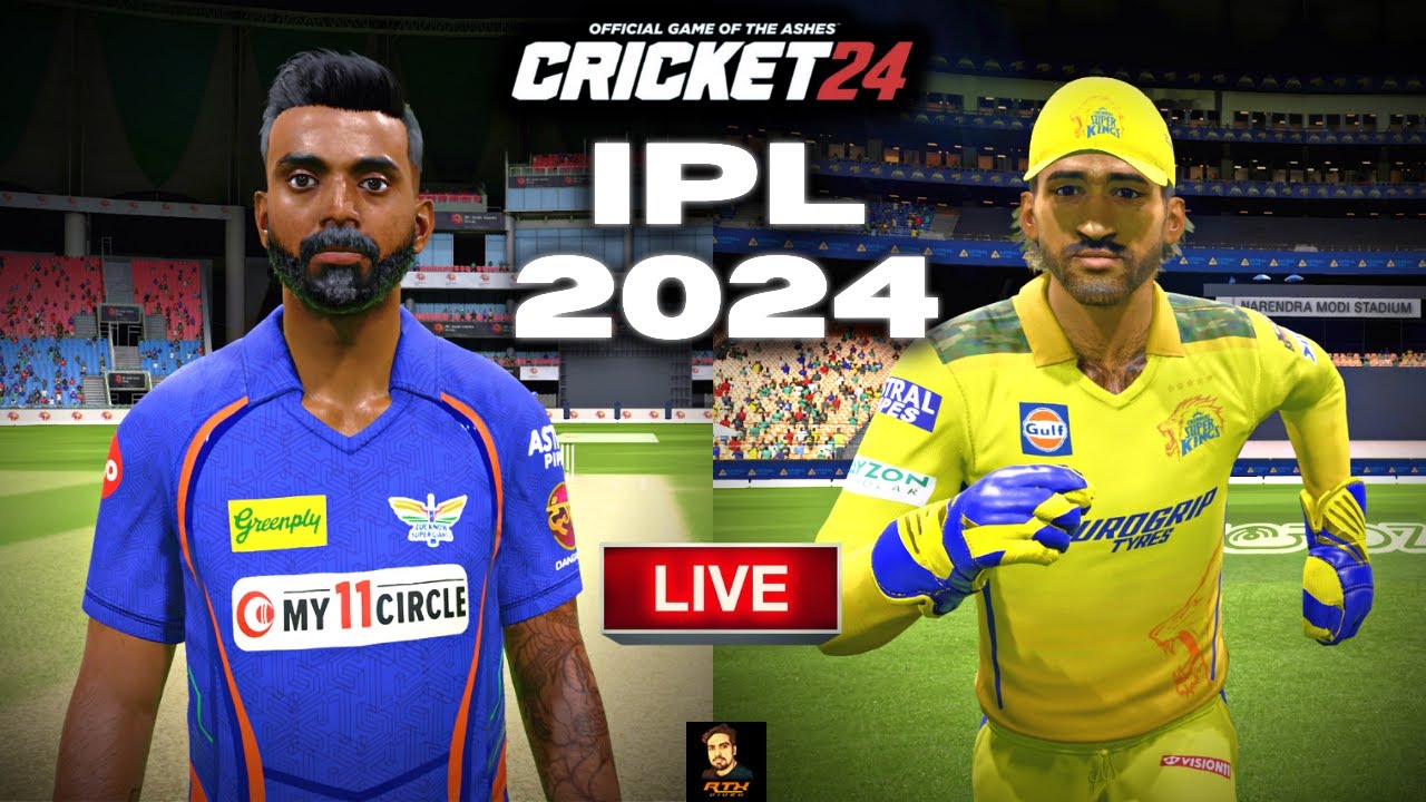 IPL 2024 LSG vs CSK T20 Match - Cricket 24 Live - RtxVivek - YouTube