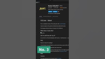 5 Best VS code extensions For React JS Developer