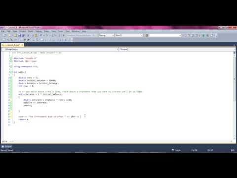 C++ Lesson 8: While Loop