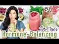 Drink THESE 3 Drinks to Balance Hormones & Increase Energy | Healthy Smoothie Recipes