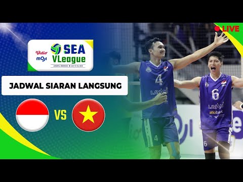 Jadwal Siaran Langsung Sea V league 2023 Indonesia vs Vietnam ~Live Moji