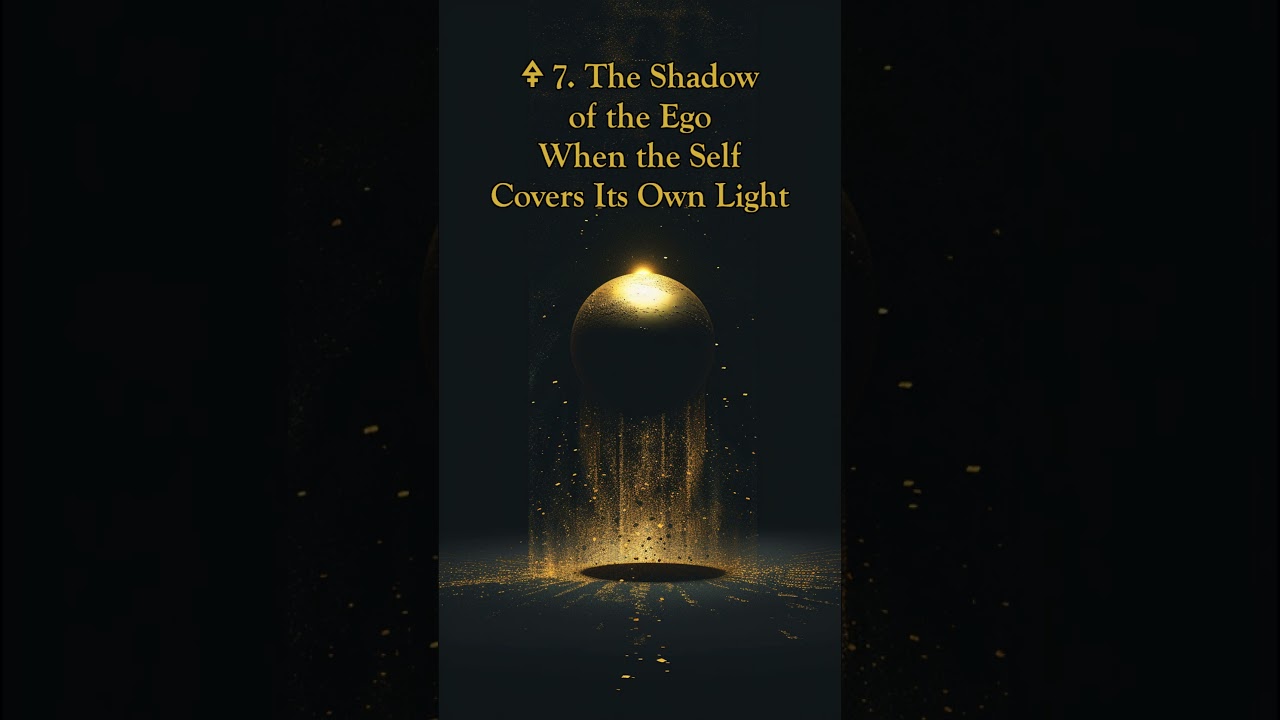 🜍 The 7 Shadows of Perception - 7 The Shadow of the Ego 
