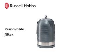 RUSSELL HOBBS - INSPIRE KETTLE - GREY CHROME - RHK112GCH