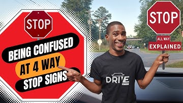 The rules of a 4 way stop sign EXPLAINED