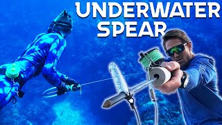 HOME-MADE Underwater SPEAR! | AMAZING Hawaiian Sling Compilation! | Primitive Spearfishing