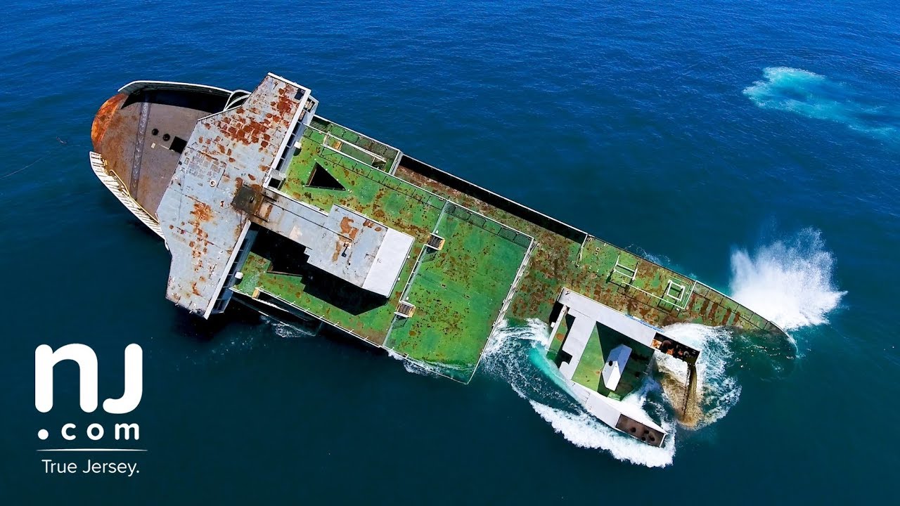 Drone Captures Dramatic Sinking Of The Cape May Lewes Ferry