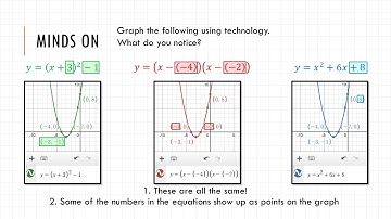 A3,4.0 - Introduction to Solving Problems Involving Quadratic Relations