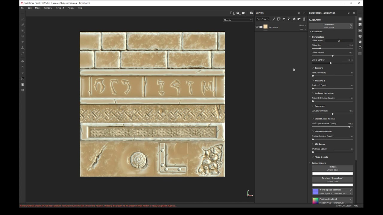 Trim Sheet: Zbrush to Substance Painter prt 2