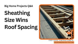 16" OC Vs 24" OC Sheathing Match Guide