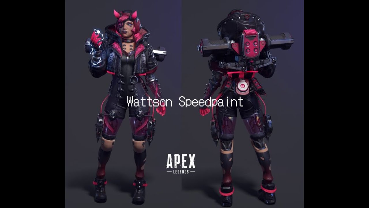 Wattson Cyberpunked Speed paint!