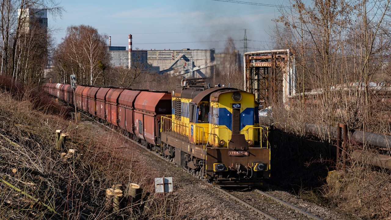 Kolej Przemysłowa - Důl ČSM sever, 771.515 & 740.673